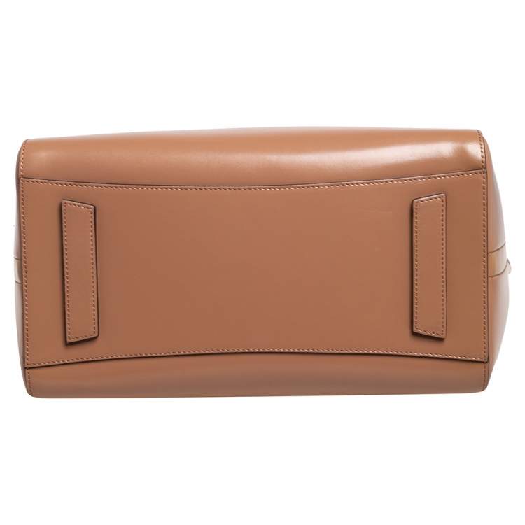 Pre Owned Givenchy Beige Leather Medium Antigona Satchel 