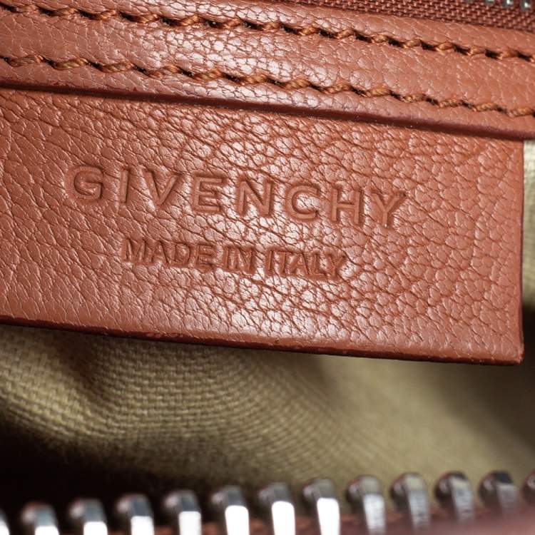 Pre Owned Givenchy Brown Leather Small Antigona Satchel