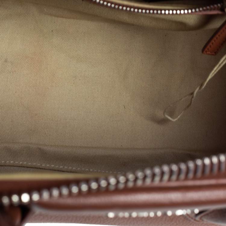 Pre Owned Givenchy Brown Leather Small Antigona Satchel