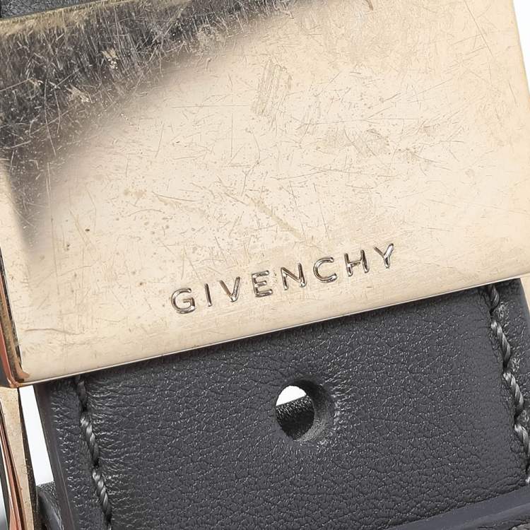 Pre Owned Givenchy Grey Leather Hobo
