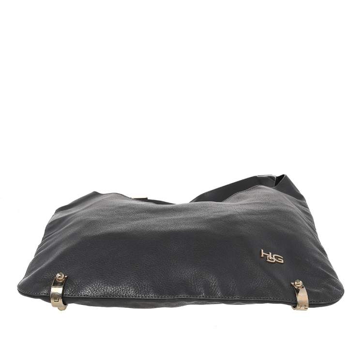 Pre Owned Givenchy Grey Leather Hobo