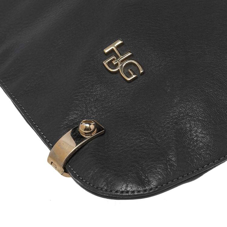Pre Owned Givenchy Grey Leather Hobo