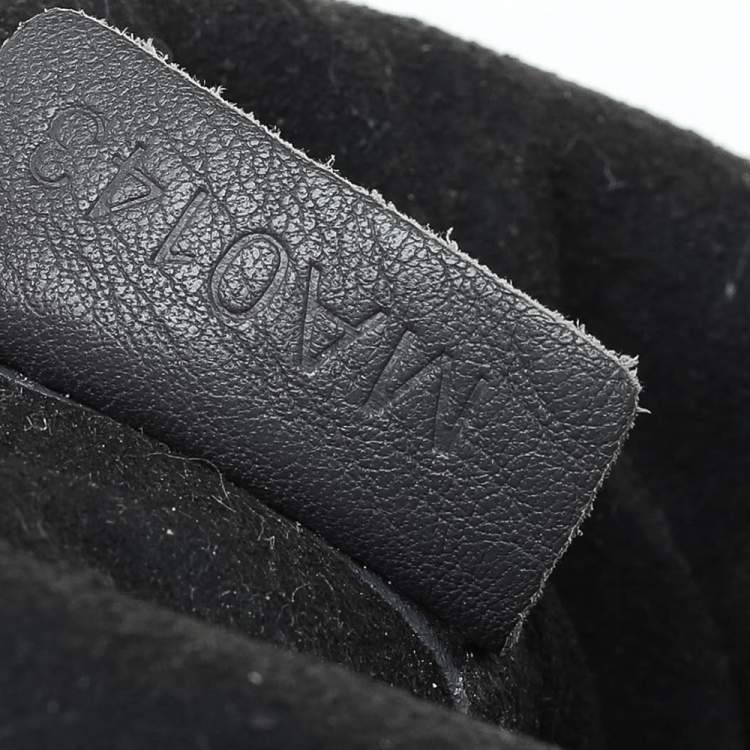 Pre Owned Givenchy Grey Leather Hobo