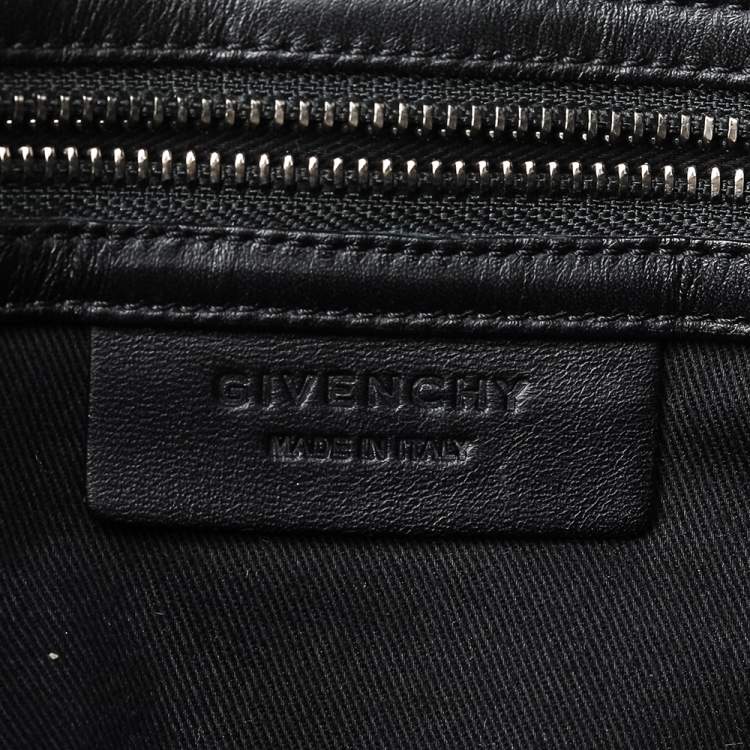 Pre Owned Givenchy Black Leather Obsedia Flap Shoulder Bag