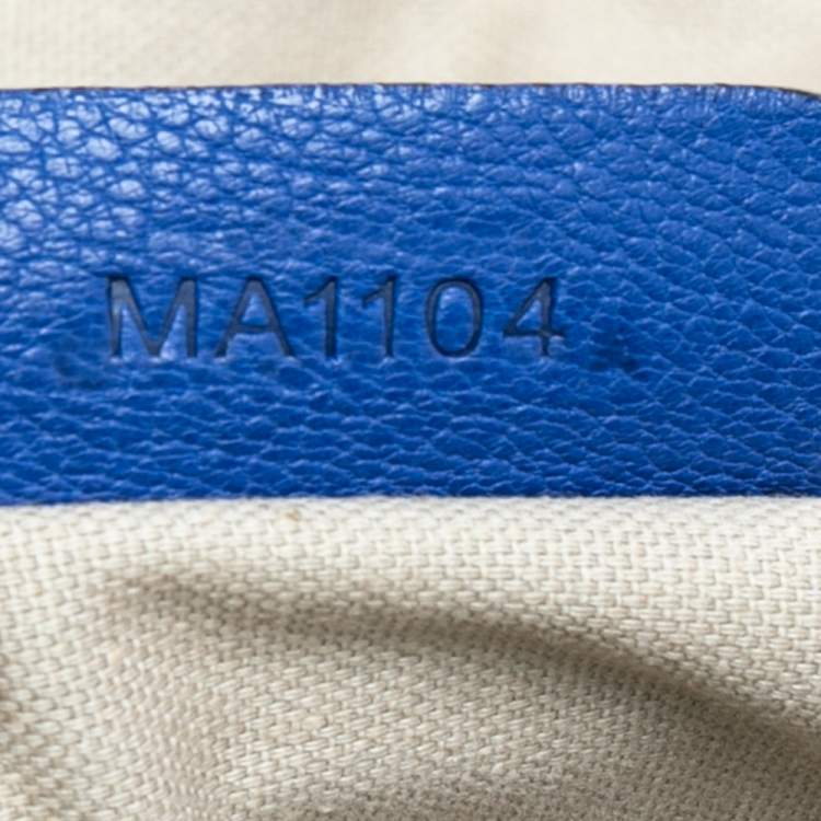 Pre Owned Givenchy Blue Leather Nightingale Tote