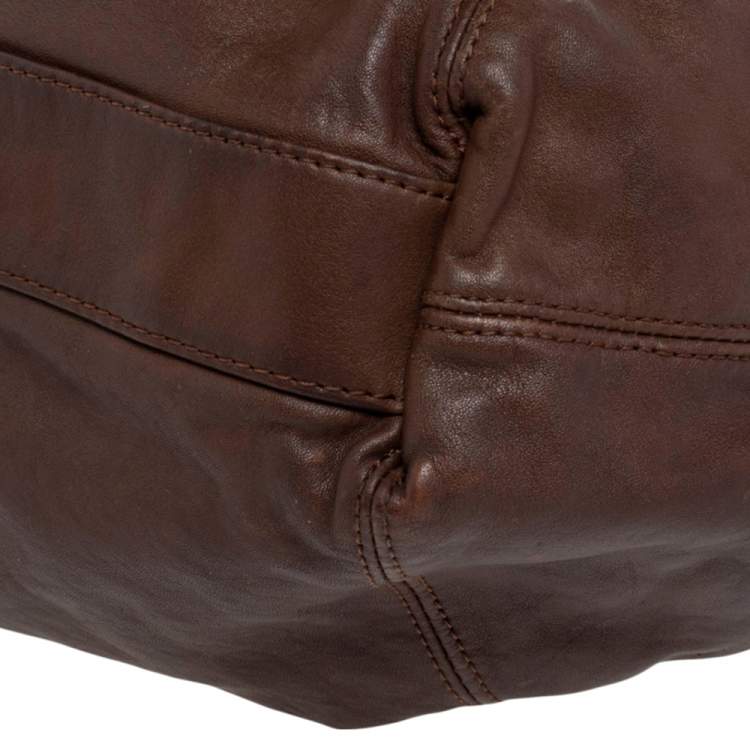 Pre Owned Givenchy Brown Leather Tote