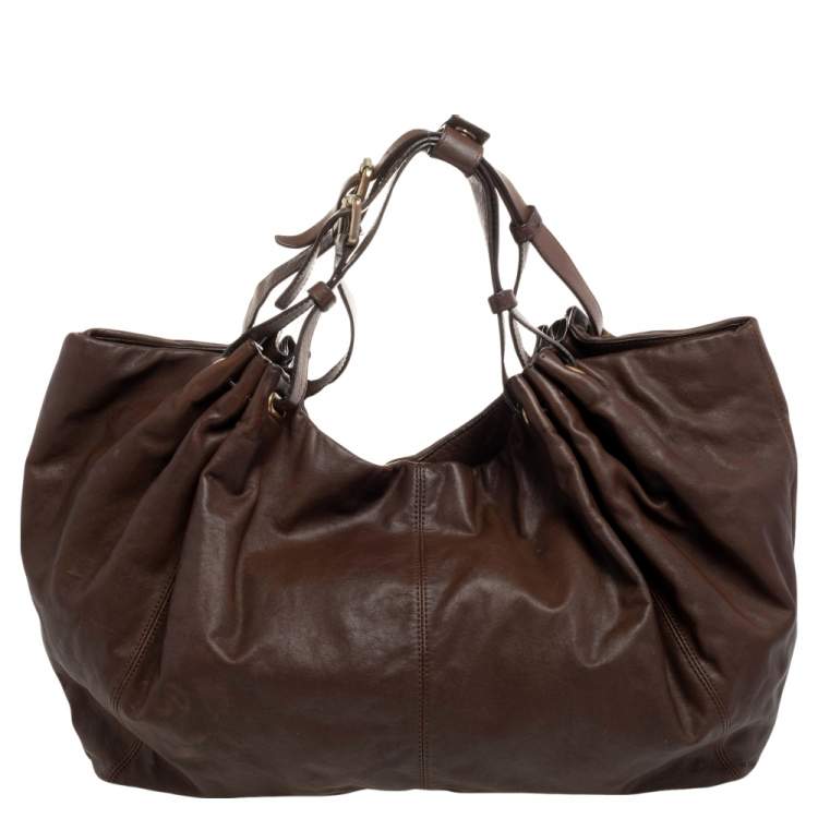 Pre Owned Givenchy Brown Leather Tote