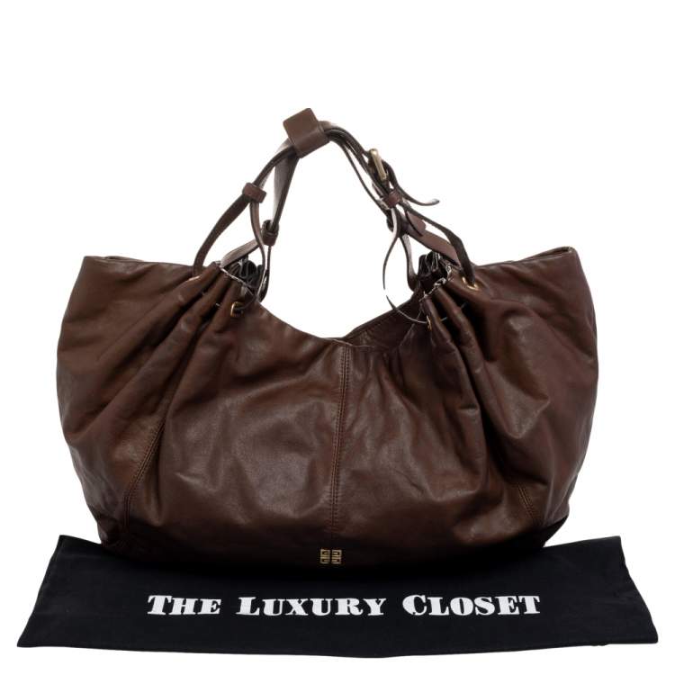Pre Owned Givenchy Brown Leather Tote