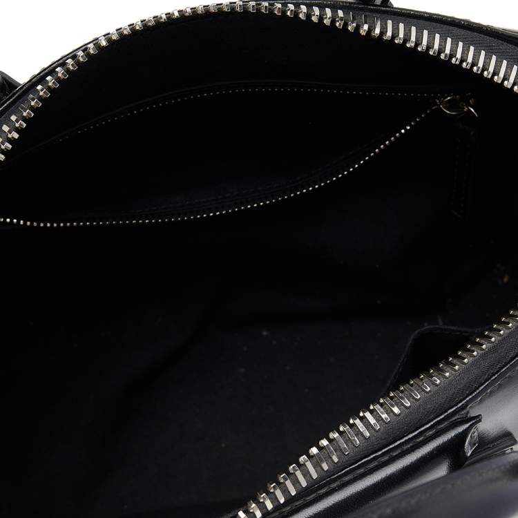 Pre Owned Givenchy Black Leather Small Antigona Satchel