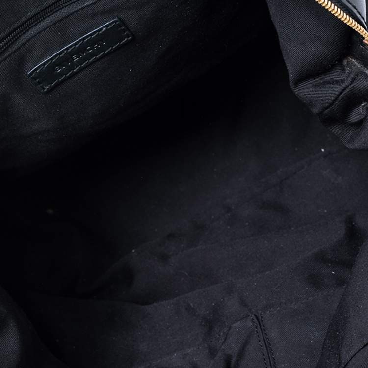 مملوكة مسبقًا Givenchy Black Leather and Nylon Studded Large Nightingale Satchel