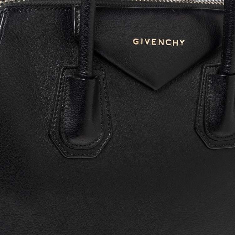 مملوكة مسبقًا Givenchy Black Leather Medium Antigona Satchel 