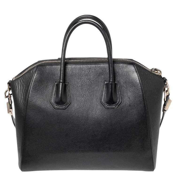مملوكة مسبقًا Givenchy Black Leather Medium Antigona Satchel 