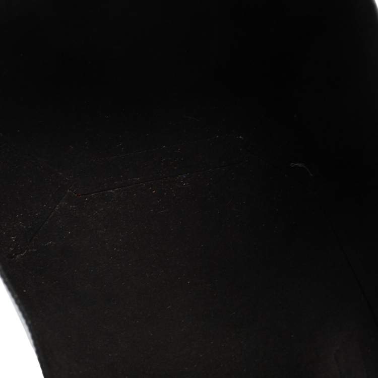 Pre Owned Givenchy Black/White Leather Stargate Logo Tote
