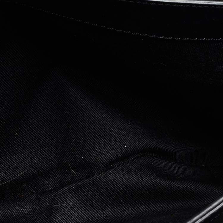 Pre Owned Givenchy Black/Brown Leather Antigona Envelope Clutch