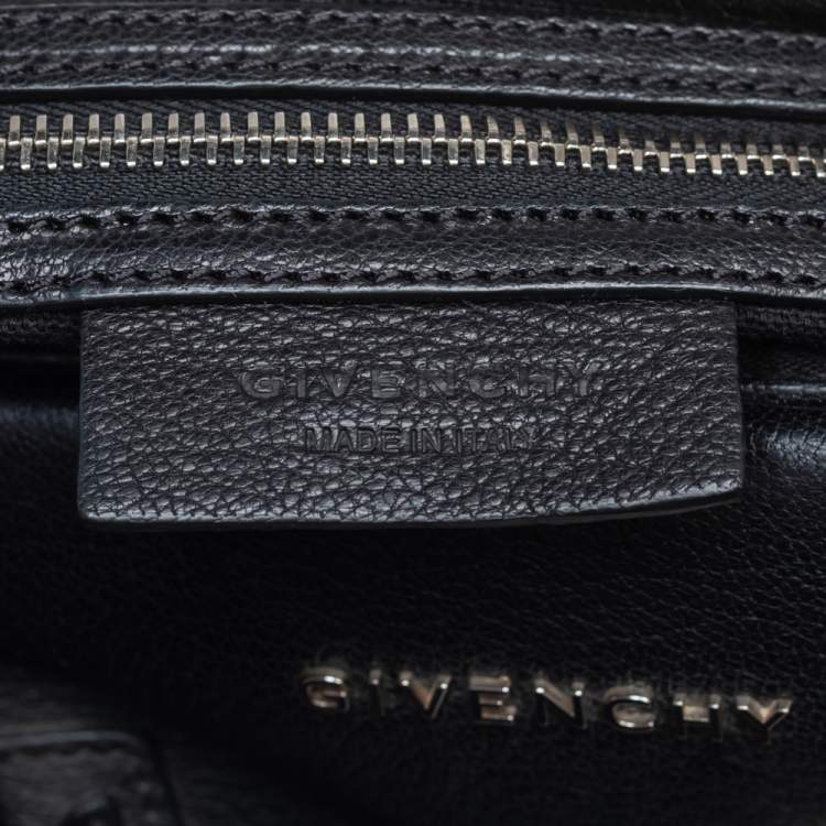 Pre Owned Givenchy Black Leather Medium Antigona Satchel 