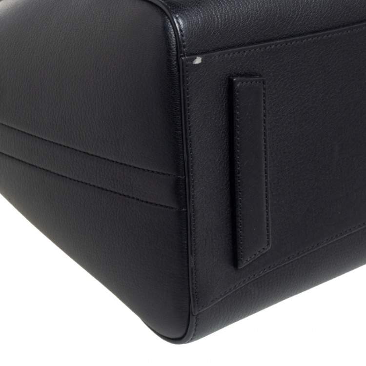 Pre Owned Givenchy Black Leather Medium Antigona Satchel 