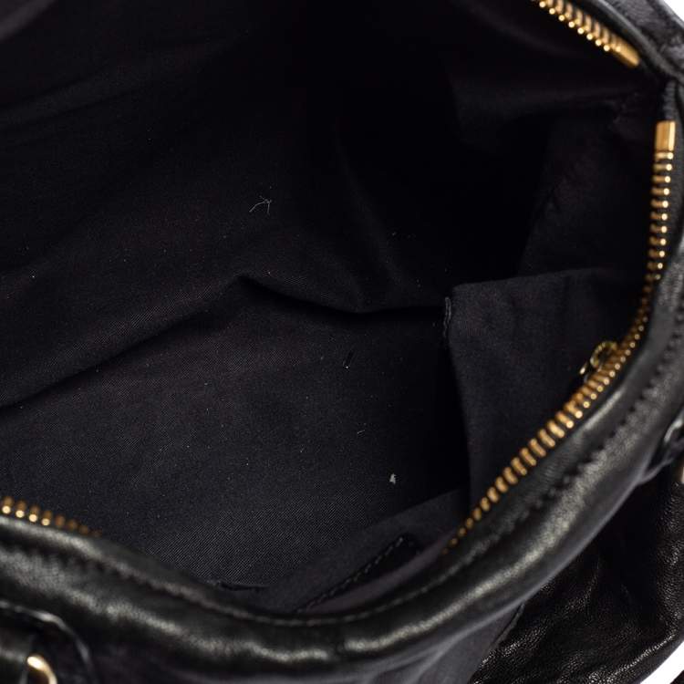 مملوكة مسبقًا Givenchy Black Leather Large Pandora Shoulder Bag