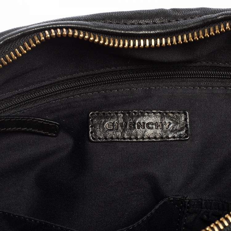 مملوكة مسبقًا Givenchy Black Leather Large Pandora Shoulder Bag