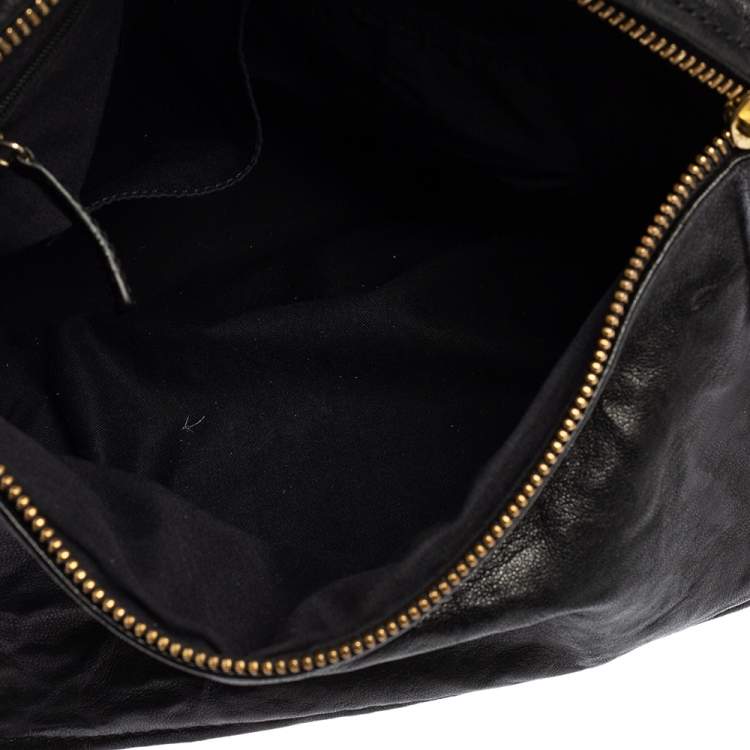 مملوكة مسبقًا Givenchy Black Leather Large Pandora Shoulder Bag