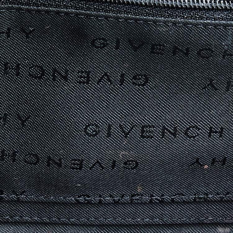 Pre Owned Givenchy White Leather Logo Flap Shoulder Bag
