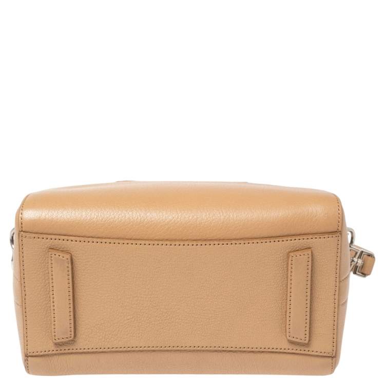 Pre Owned Givenchy Beige Leather Mini Antigona Satchel