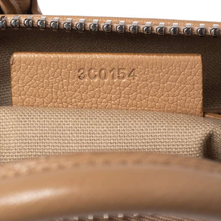 Pre Owned Givenchy Beige Leather Mini Antigona Satchel