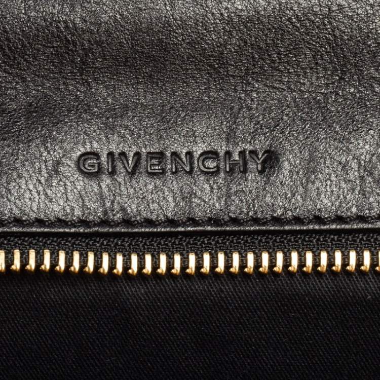 Pre Owned Givenchy Black Leather Obsedia Clutch