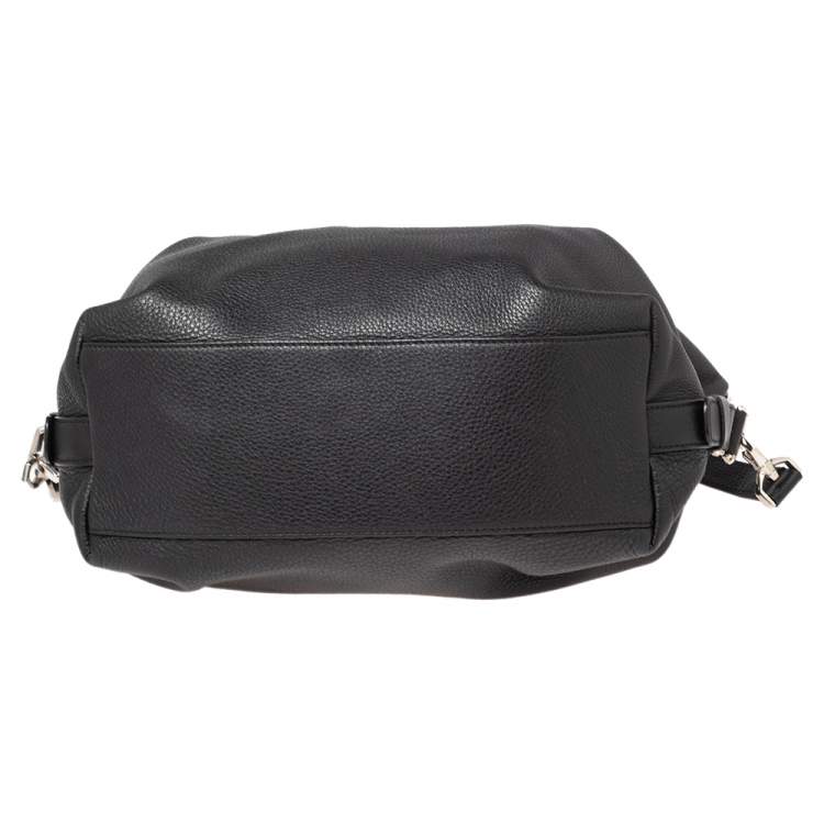Pre Owned Givenchy Black Leather Medium Nightingale Satchel