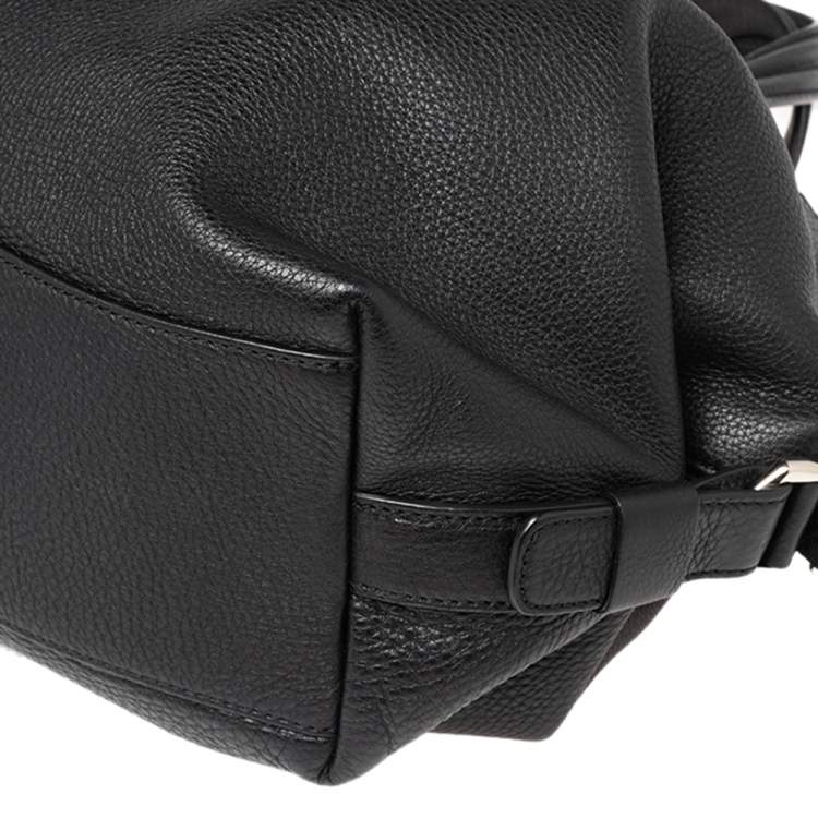 Pre Owned Givenchy Black Leather Medium Nightingale Satchel