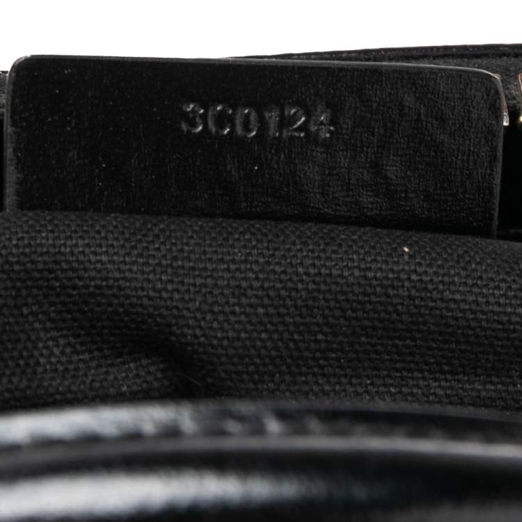 مملوكة مسبقًا Givenchy Black Gloddy Leather Medium Antigona Satchel