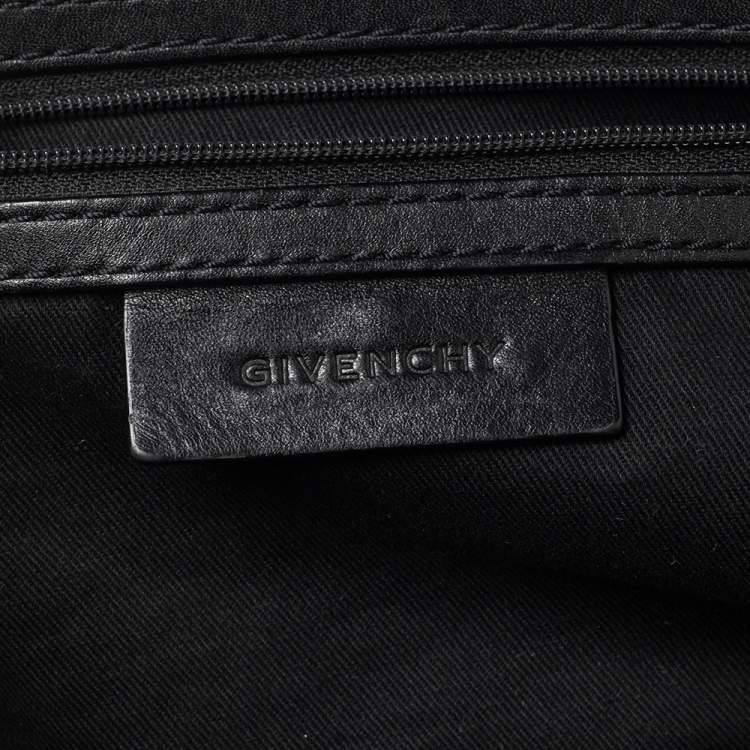 مملوكة مسبقًا Givenchy Beige/Black Canvas and Leather Satchel
