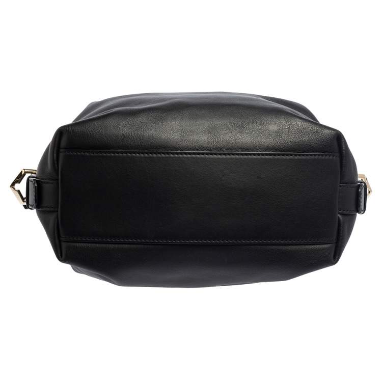 Pre Owned Givenchy Black Leather Nightingale Studded Satchel