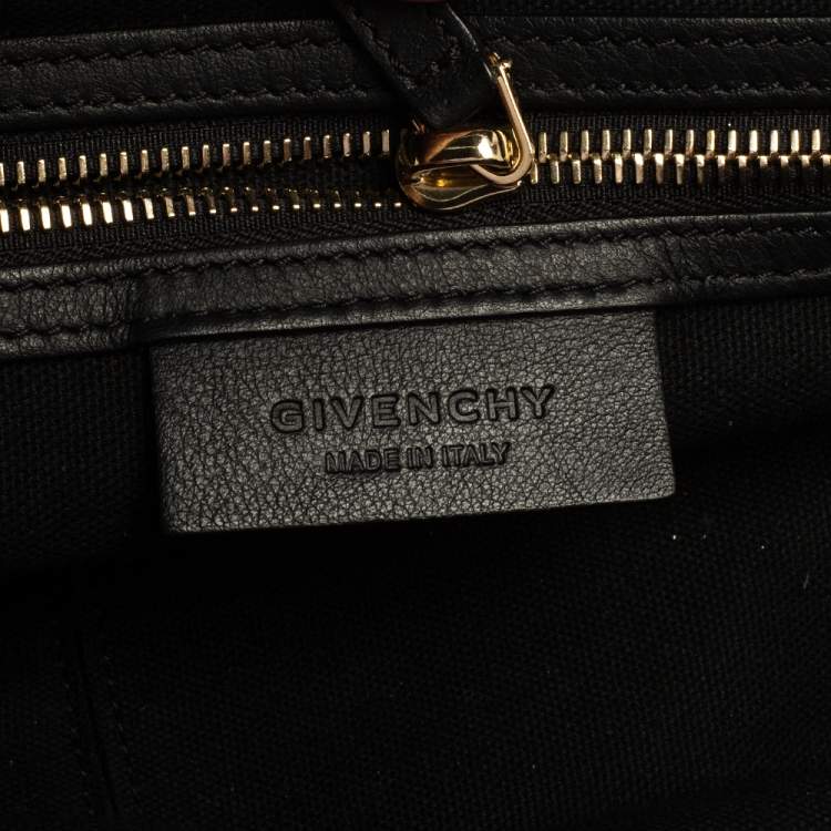 Pre Owned Givenchy Black Leather Nightingale Studded Satchel