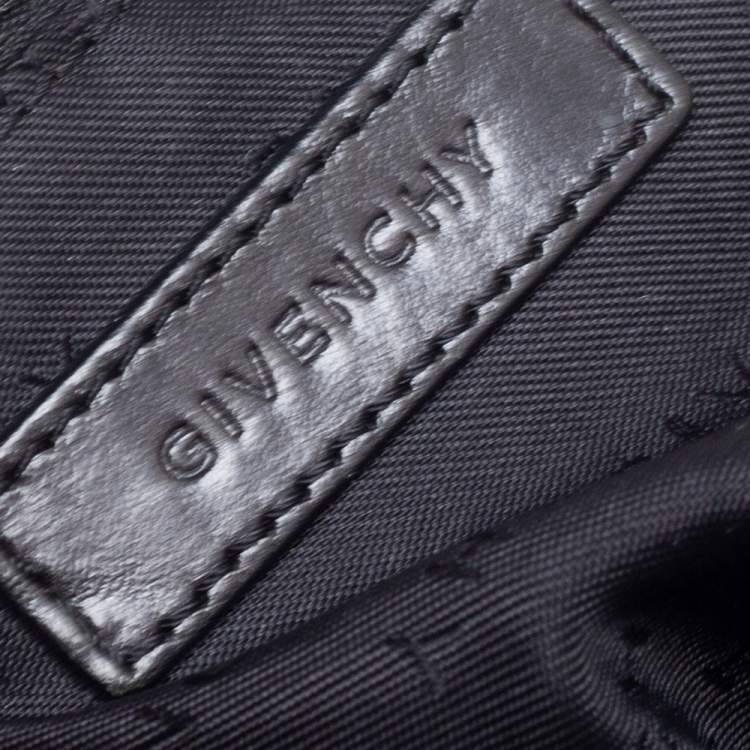 Pre Owned Givenchy Blue/Black Monogram Zip Hobo
