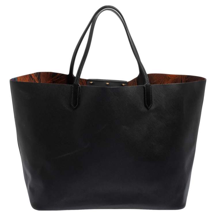 Pre Owned Givenchy Black Coated Canvas Large Antigona Shopping Tote