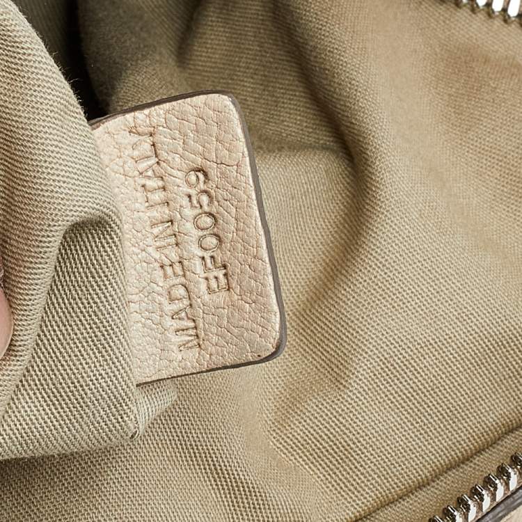 Pre Owned Givenchy Beige Leather Medium Nightingale Satchel