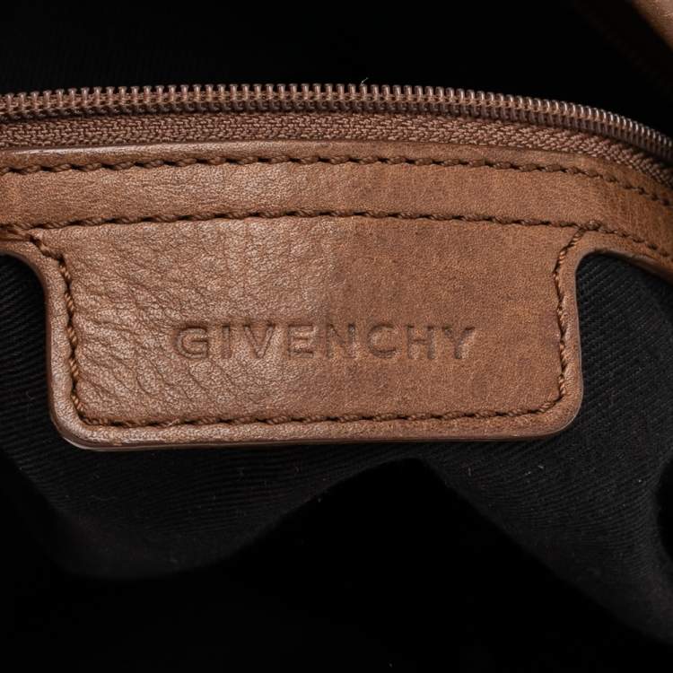 Pre Owned Givenchy Brown Leather Hobo