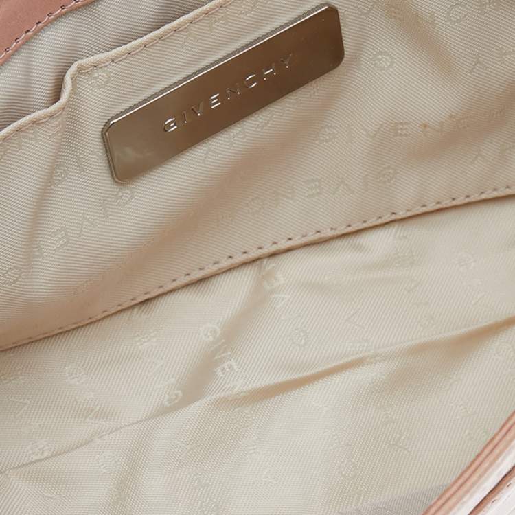 Pre Owned Givenchy Beige Leather Shoulder Bag