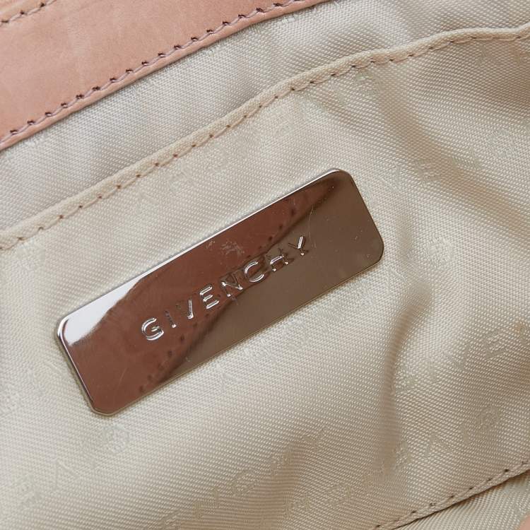 Pre Owned Givenchy Beige Leather Shoulder Bag
