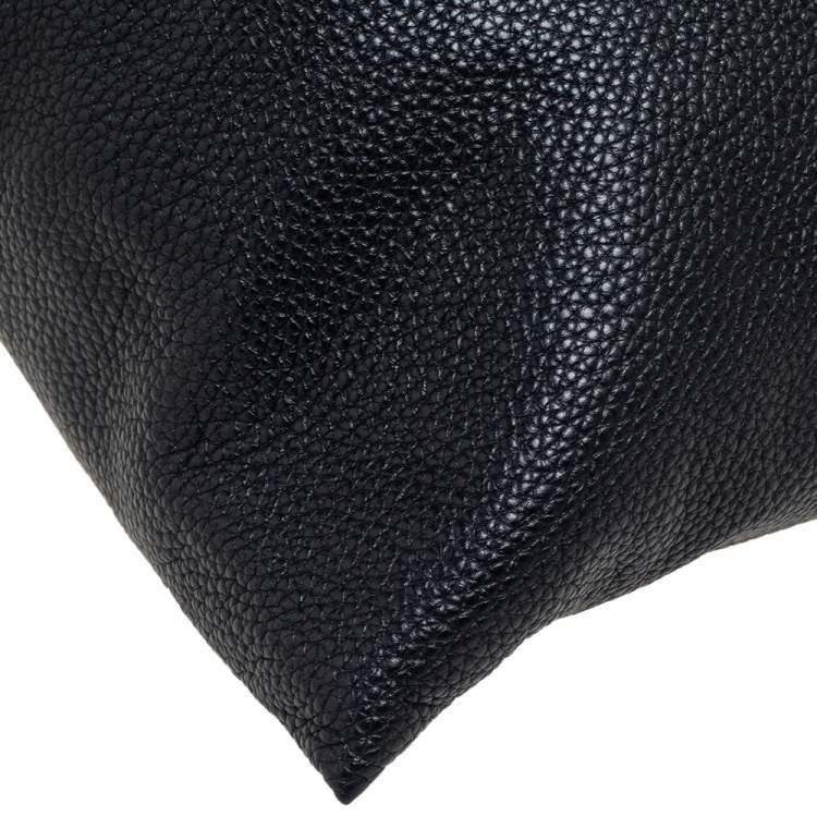 Pre Owned Givenchy Black Leather Large Triangle Pouch