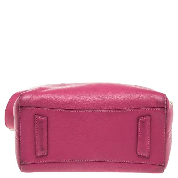Pre Owned Givenchy Pink  Leather Small Antigona Satchel