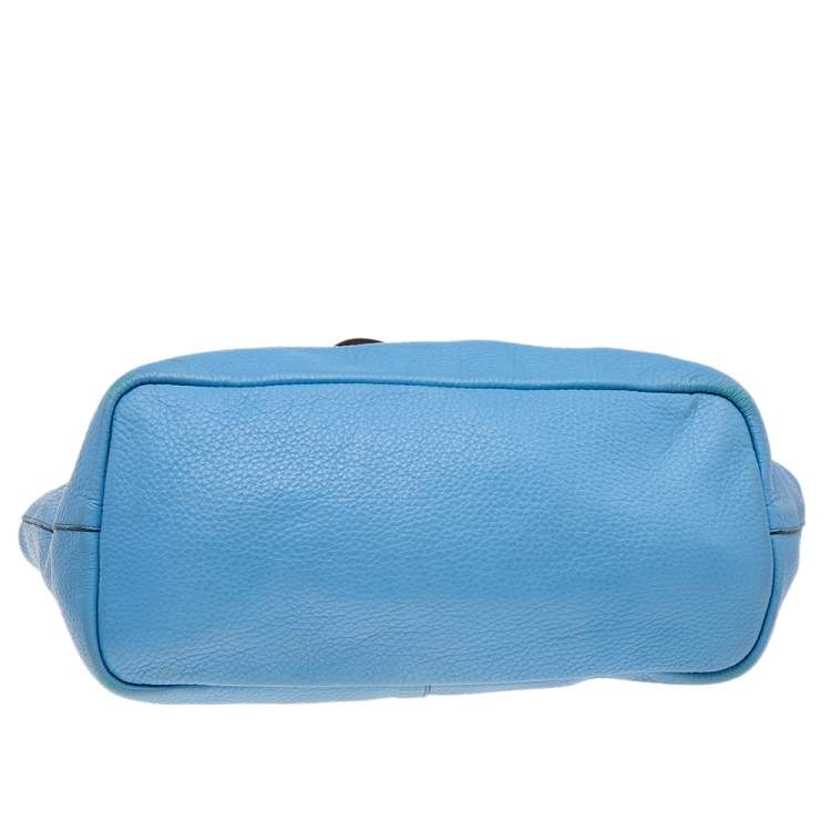Pre Owned Givenchy Blue/Brown Leather Large Antigona Shopper Tote