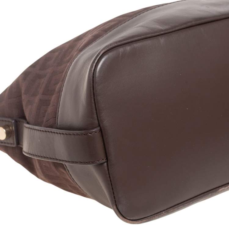 مملوكة مسبقًا Givenchy Brown Monogram Canvas and Leather Satchel
