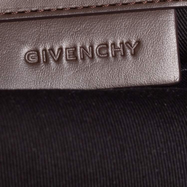 مملوكة مسبقًا Givenchy Brown Monogram Canvas and Leather Satchel