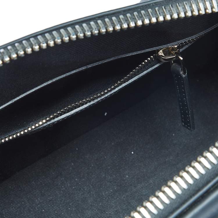 Pre Owned  Givenchy Black Leather and Patent Leather Small Antigona Satchel