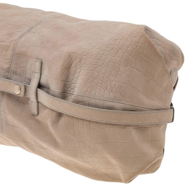 Pre Owned Givenchy Beige Leather Zip Hobo