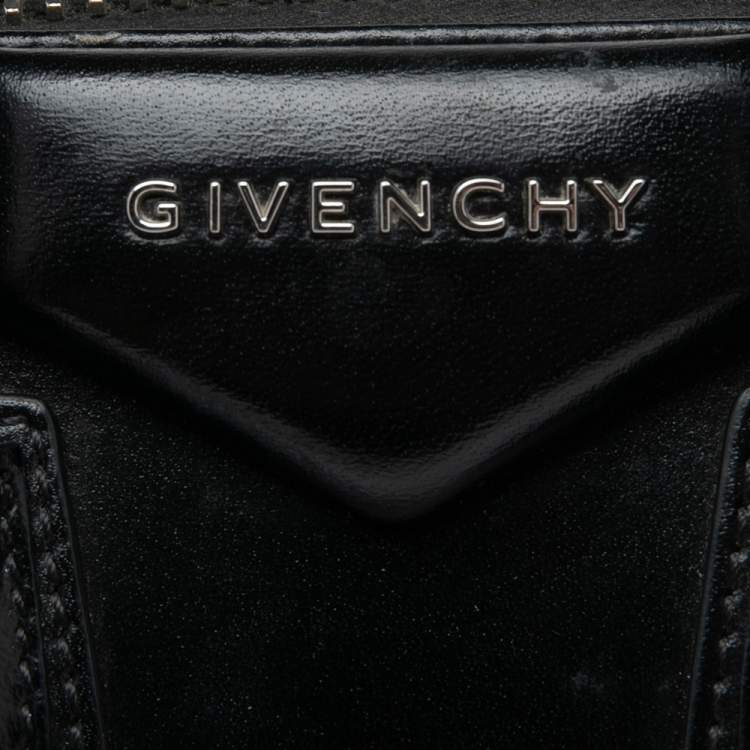Pre Owned Givenchy Black Leather Mini Antigona Satchel