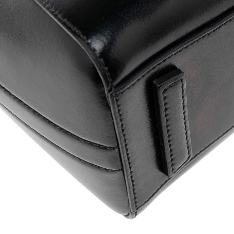 Pre Owned Givenchy Black Leather Mini Antigona Satchel