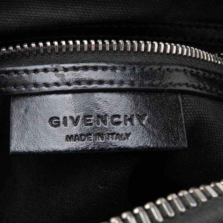 Pre Owned Givenchy Black Leather Mini Antigona Satchel