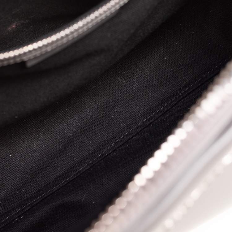 Pre Owned Givenchy Grey Leather Small Antigona Satchel